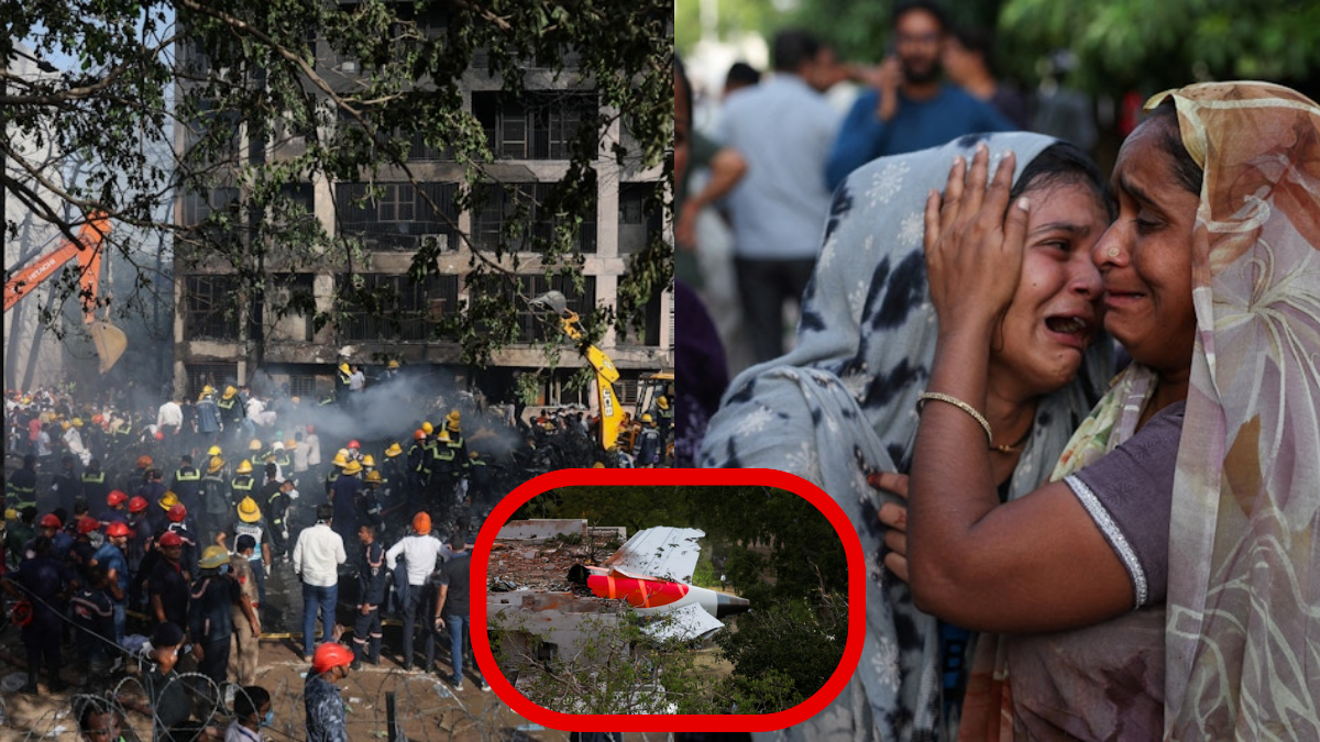 গুজরাটে বিমান বিধ্বস্ত, নিহত বেড়ে প্রায় ৩০০